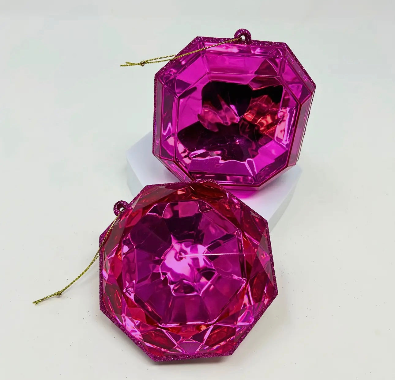 4” Cerise Gems 2 pack